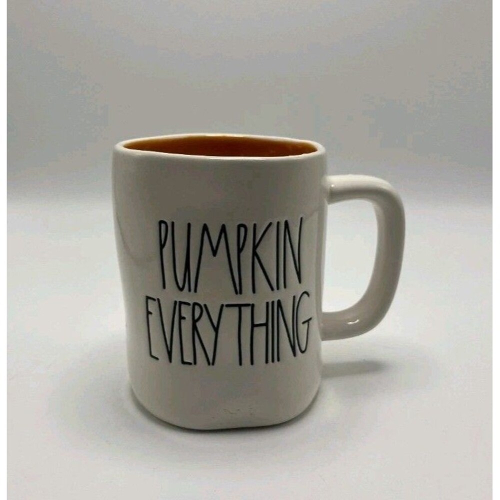 RAE DUNN "Pumpkin Everything" Cofee Mug Autumn Fall Thanksgiving White